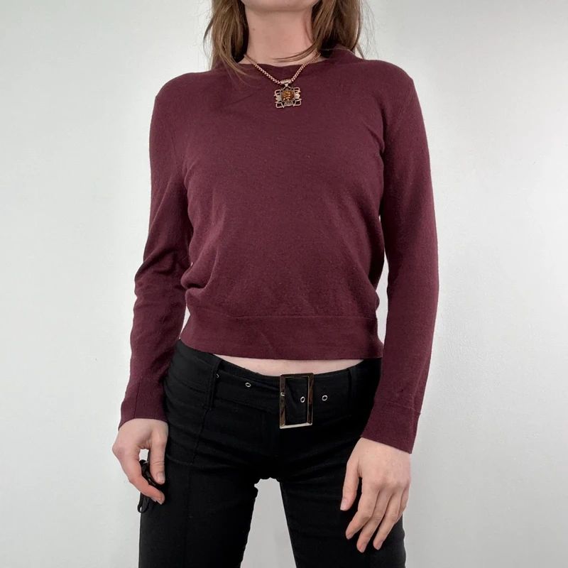 Paul smith preppy cropped boxy knit jumper