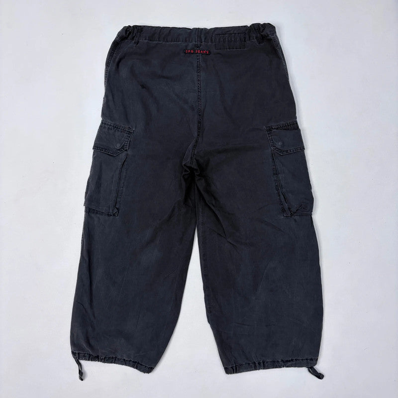Jean Paul Gaultier oversized baggy low rise drawstring trousers