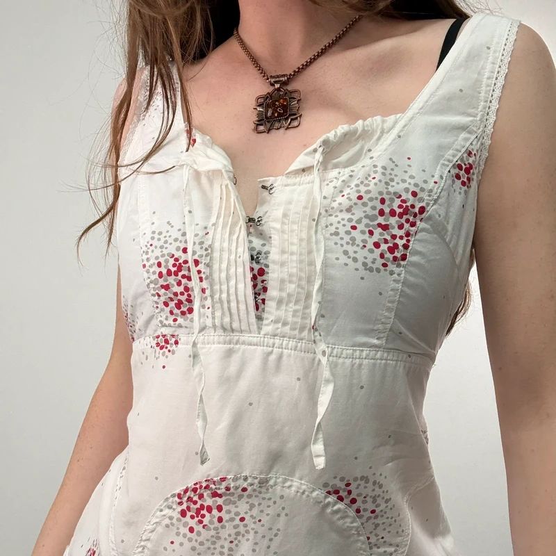 white cotton layered shirt