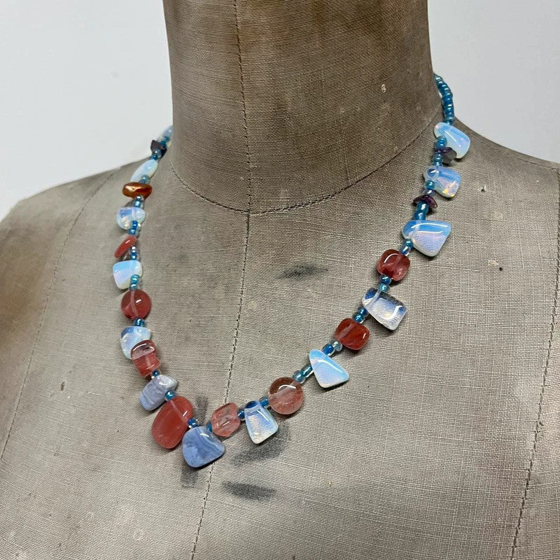 Chunky crystal necklace