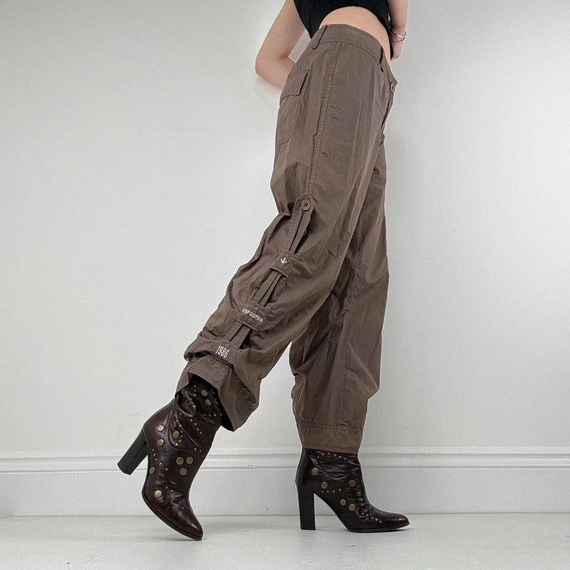 Cop Copine brown wide leg trousers