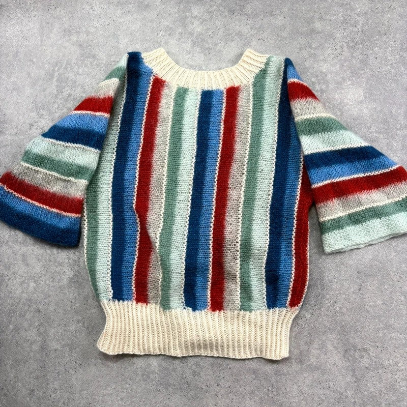 vintage 70s mohair flared jumper