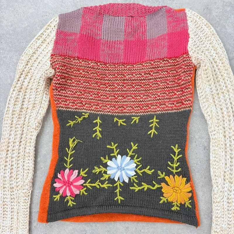 knitted embroidered Custo Barcelona jumper