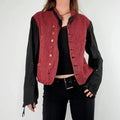 Antique French striped servant chore jacket
