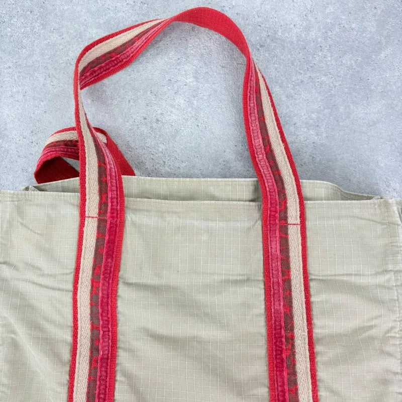 Khaki canvas utility bag