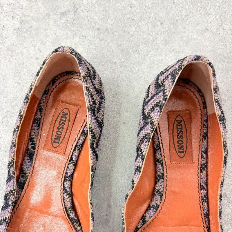 Vintage Missoni ballet flats
