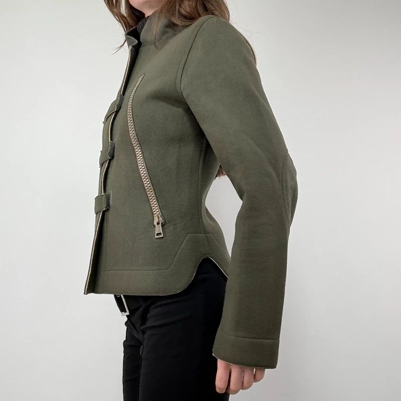 Khaki Cop Copine military jacket