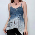 embroidered patchwork fairy vest