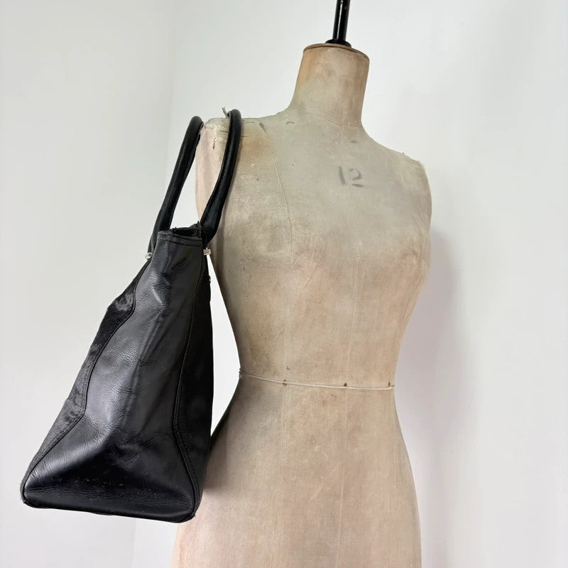 Black pony hair bag