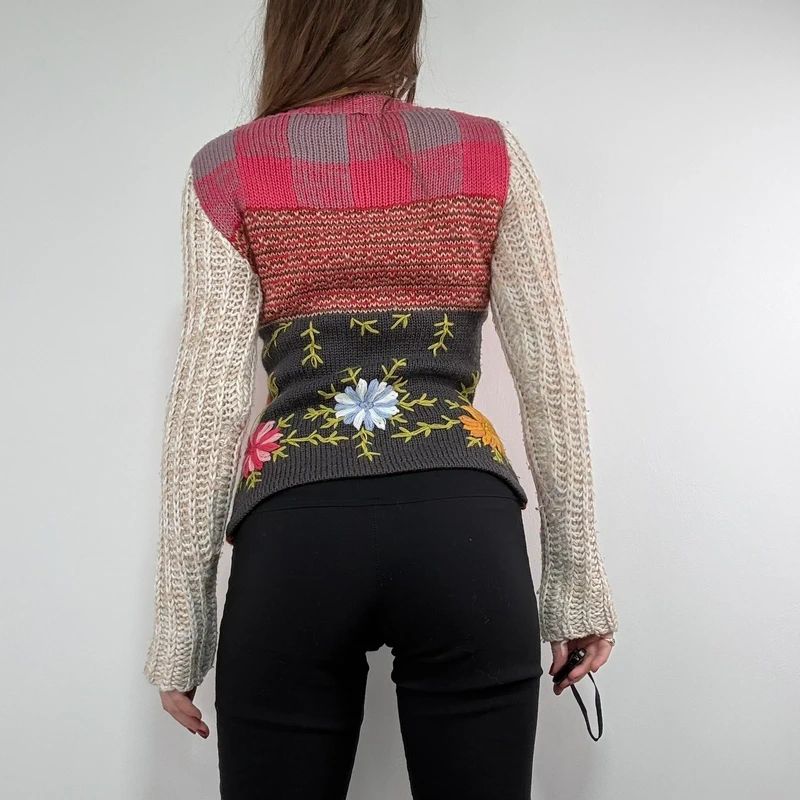 knitted embroidered Custo Barcelona jumper