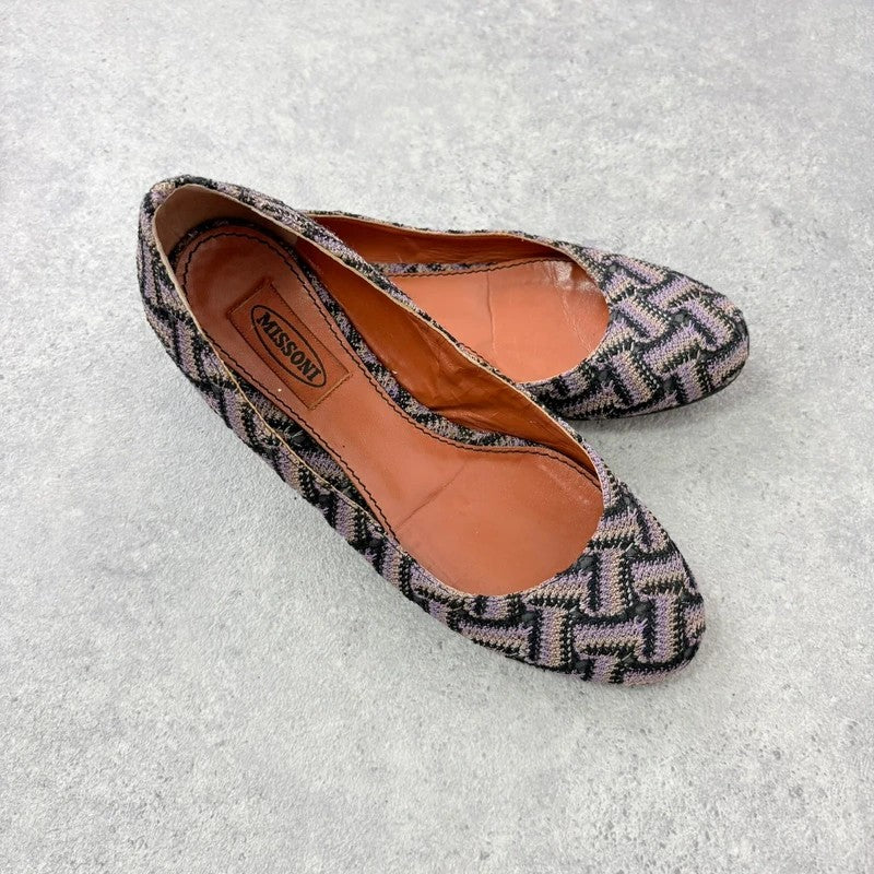 Vintage Missoni ballet flats