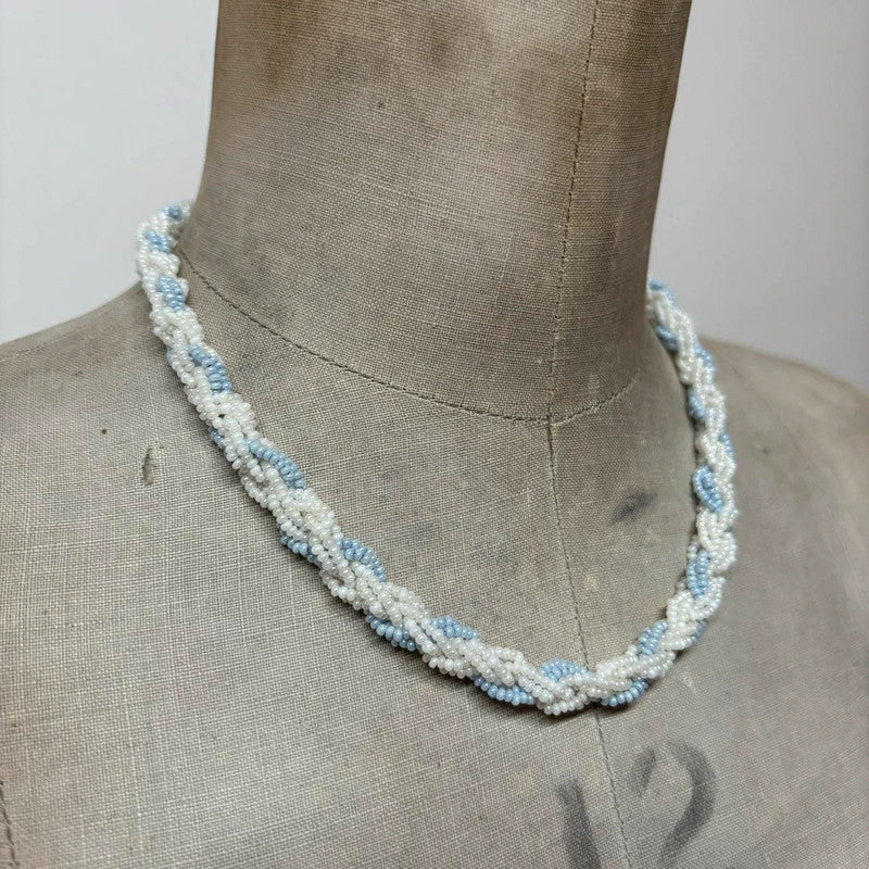 layered beaded boho necklace