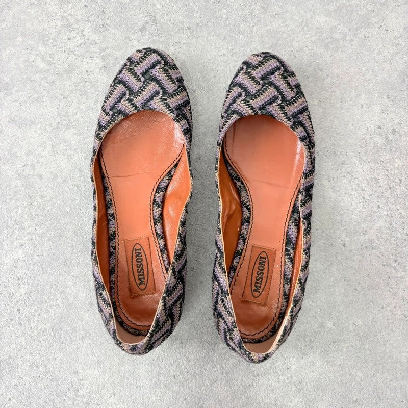 Vintage Missoni ballet flats