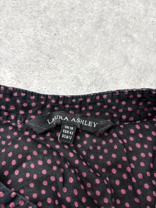 Sheer cotton polkadot babydoll dress