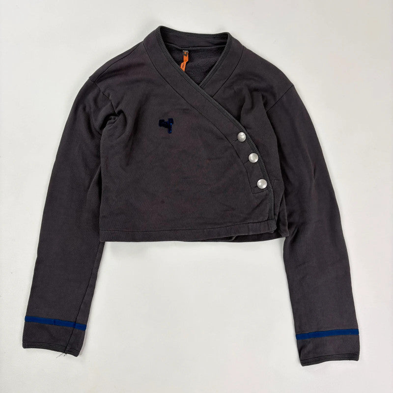 Cop Copine cropped asymmetric jacket