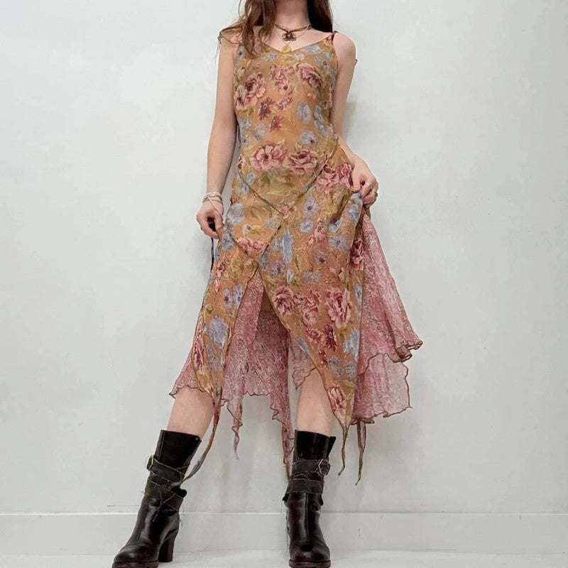 floral Rene derhy fairy paisley dress