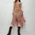 floral Rene derhy fairy paisley dress