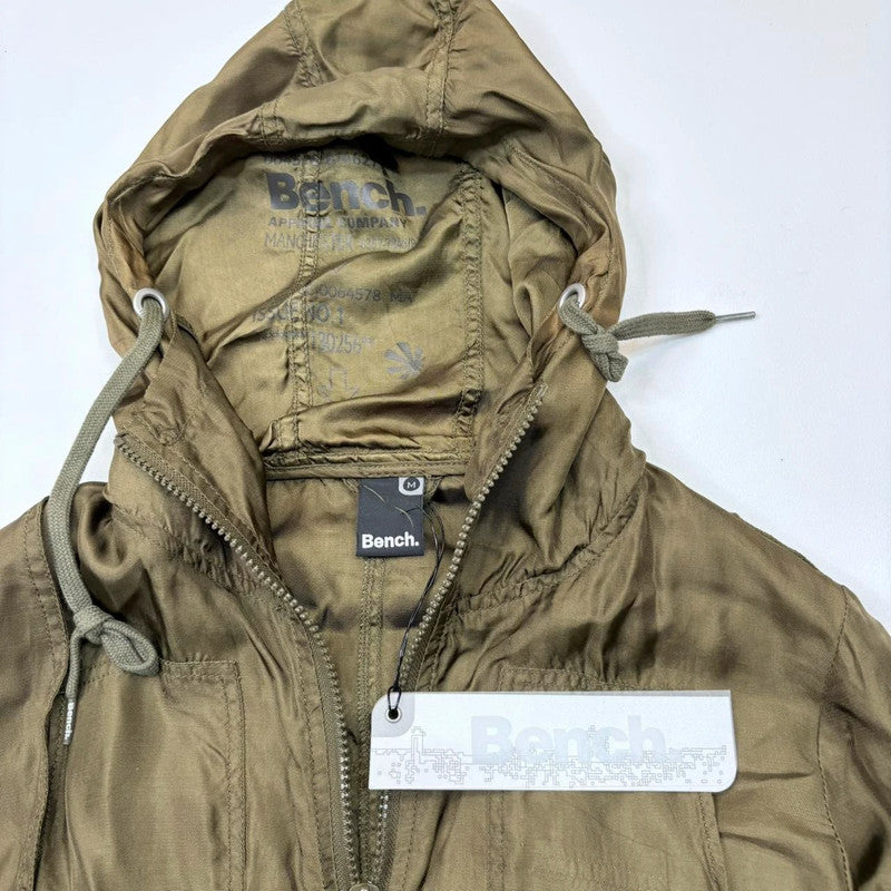 Bench khaki utility satin jacket