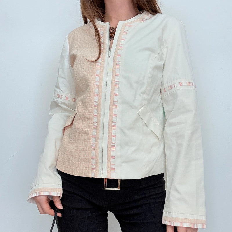 fitted cropped custo Barcelona jacket