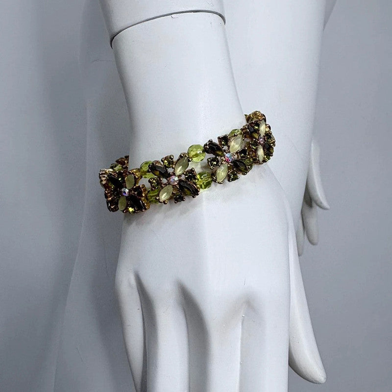 Chunky beaded boho bangle Bracelet