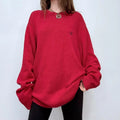 chunky slouchy knitted jumper