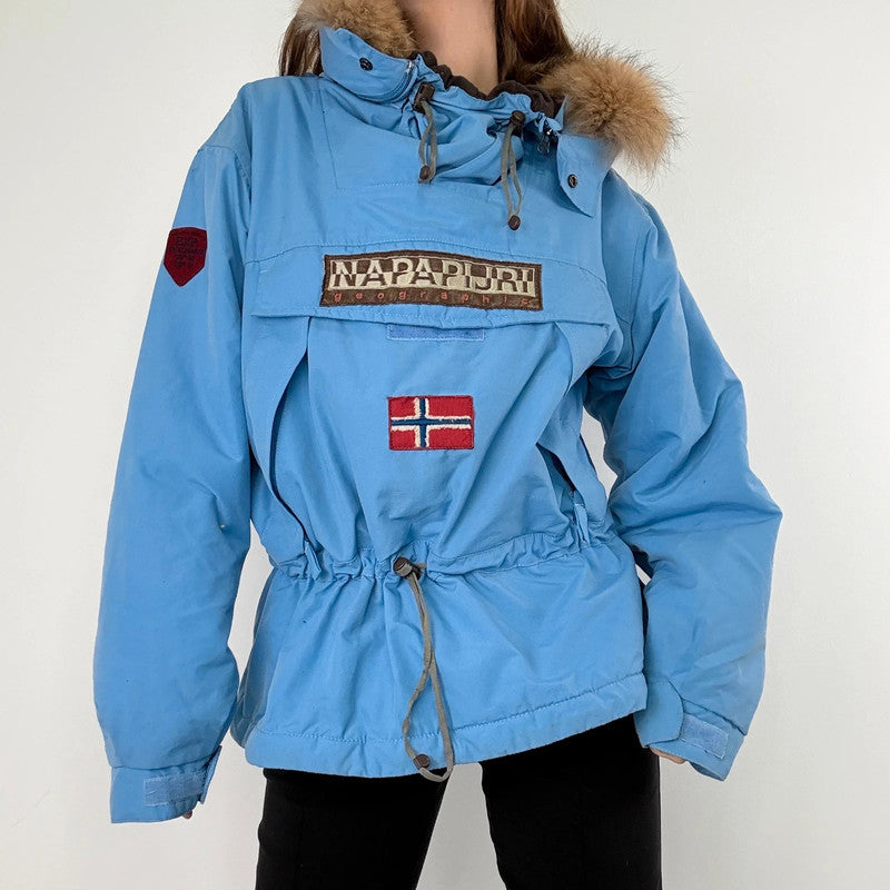 Vintage 90s napapijri geographic Skidoo jacket