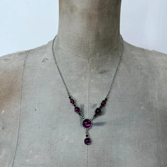 flower fairy gem necklace