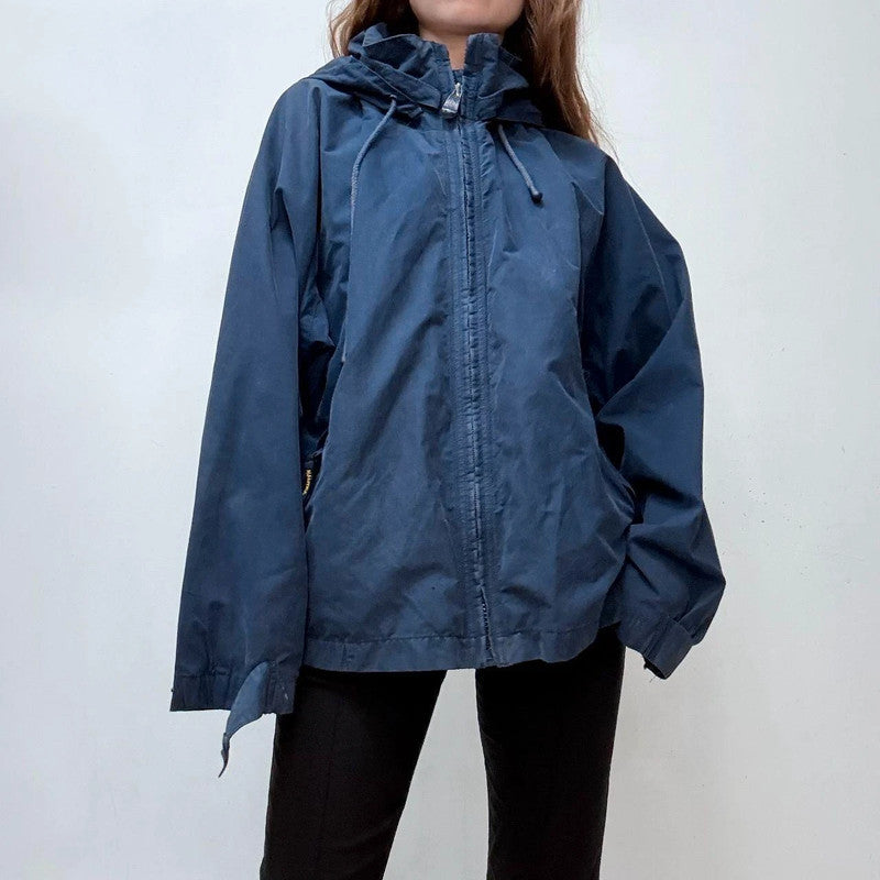 Nautica navy oversized windbreaker jacket