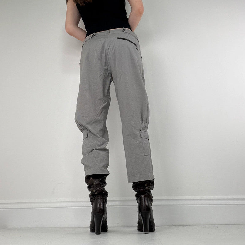 Cop Copine napoleonic grey pinstripe utility trousers