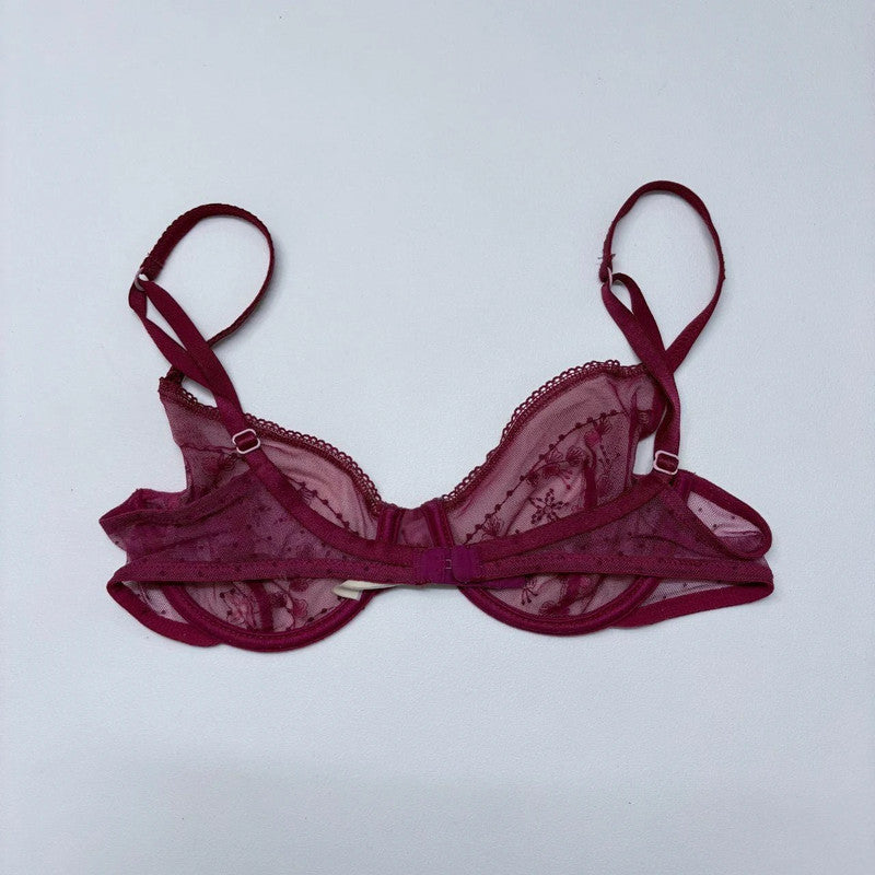 sheer lace kenzo bra