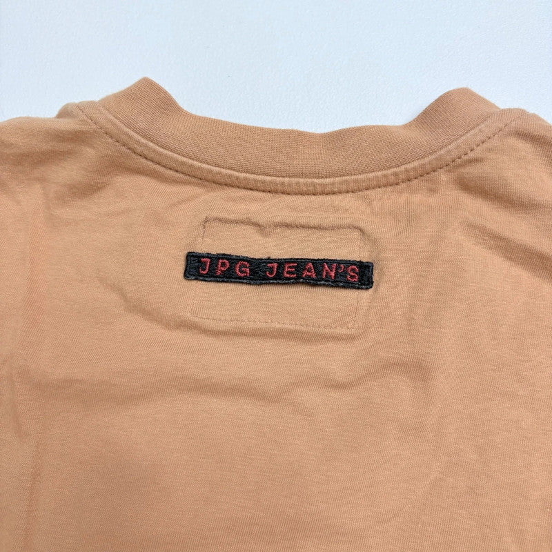 Jean Paul Gaultier brown graphic printed t-shirt