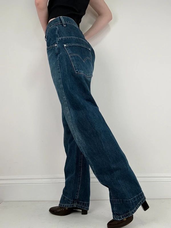 Levis engineered twisted jeans