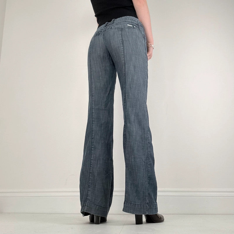 wide leg flared  bootcut jeans