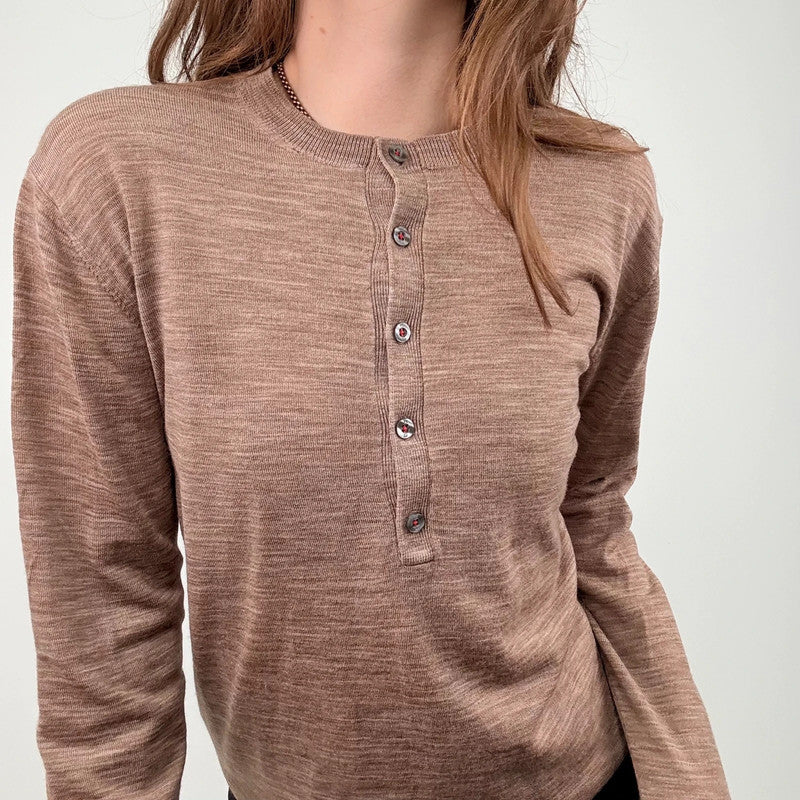 Paul Smith brown knit slouchy jumper