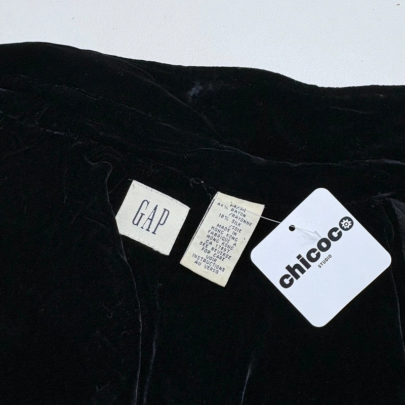 black velvet oversized shirt