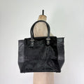 Black pony hair bag
