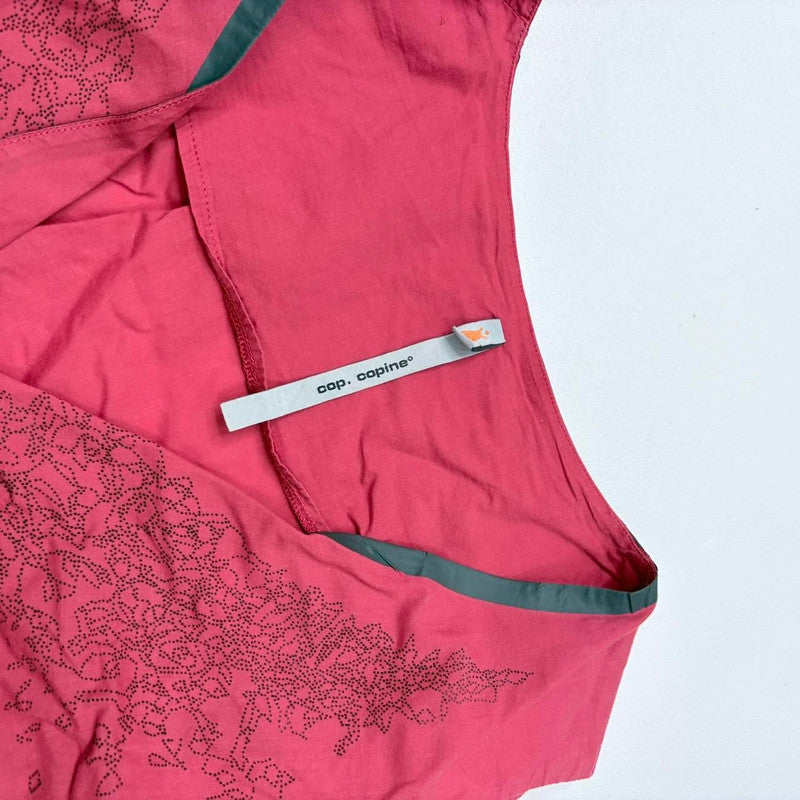 asymmetric red Cop Copine shirt