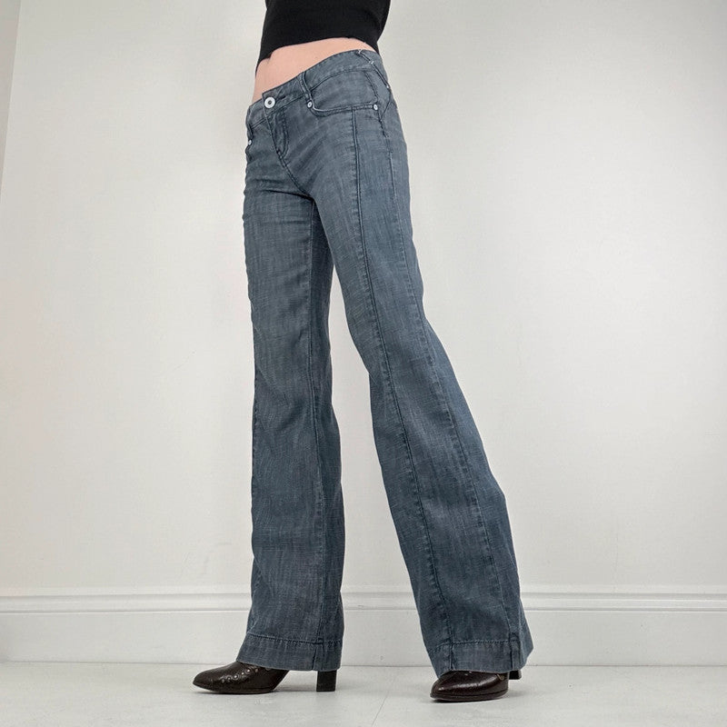 wide leg flared  bootcut jeans