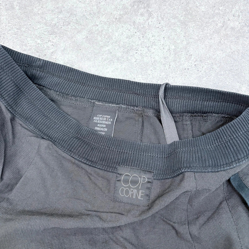 Cop Copine dark grey drawstring low rise trousers