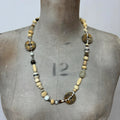 Chunky boho hippie necklace