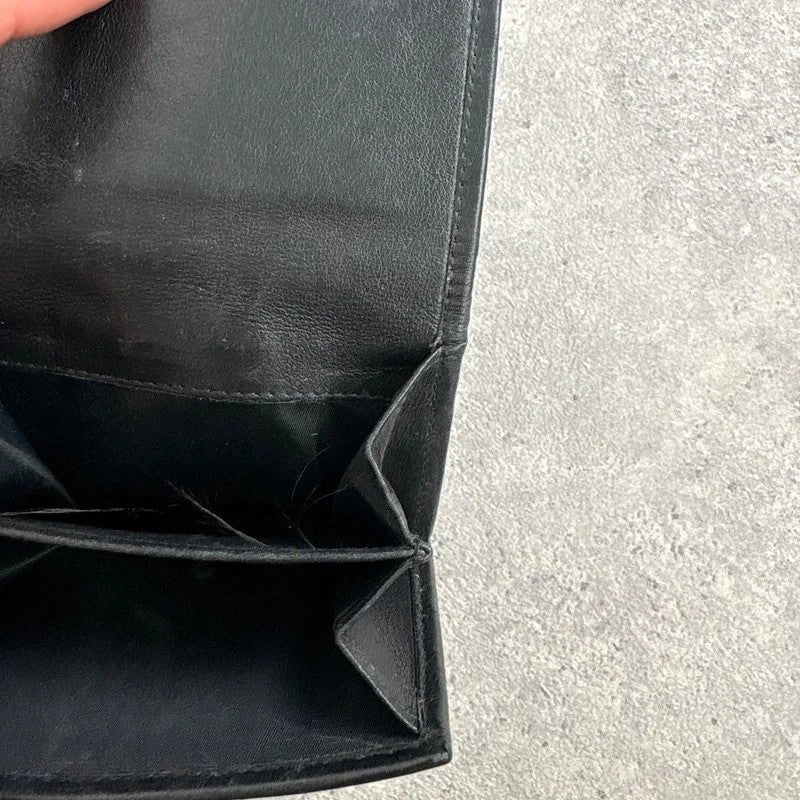 Vintage Dior monogram oblique canvas tri-fold wallet