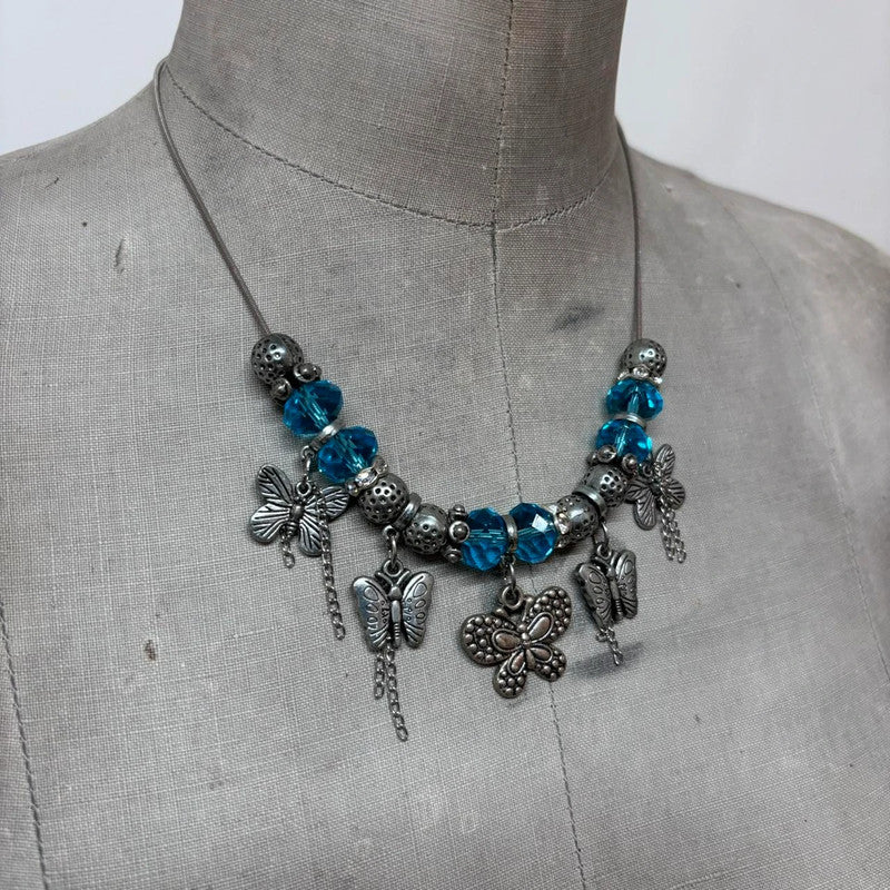 Butterfly charm necklace