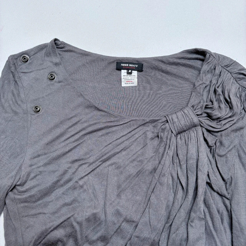 grey studded slouchy Miss sixty t-shirt