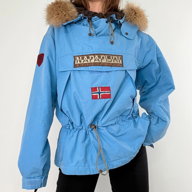 Vintage 90s napapijri geographic Skidoo jacket