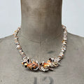 Boho beach shell beaded necklace