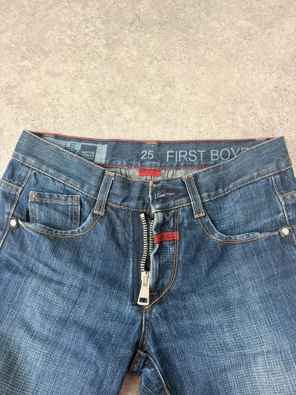 Low rise Marithé + François Girbaud Jeans, French design straight leg