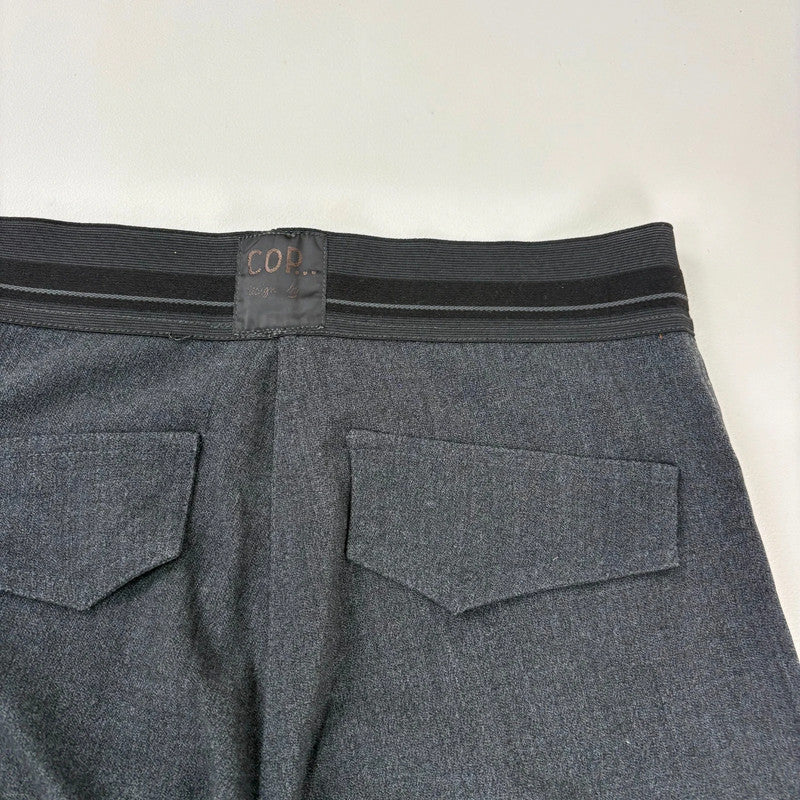 Cop Copine grey low rise gathered suit pants