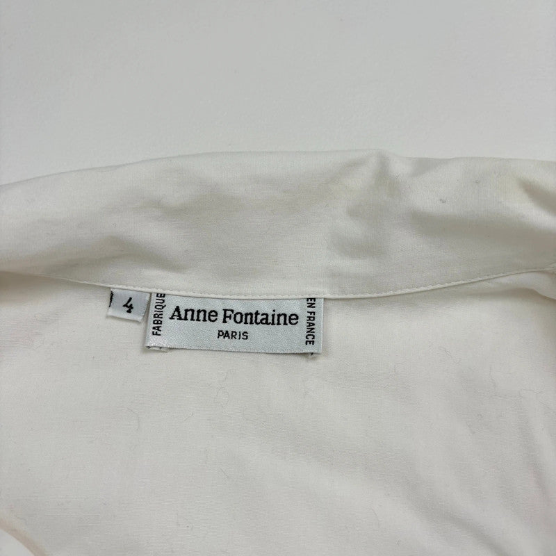 white Anne Fontaine cotton shirt