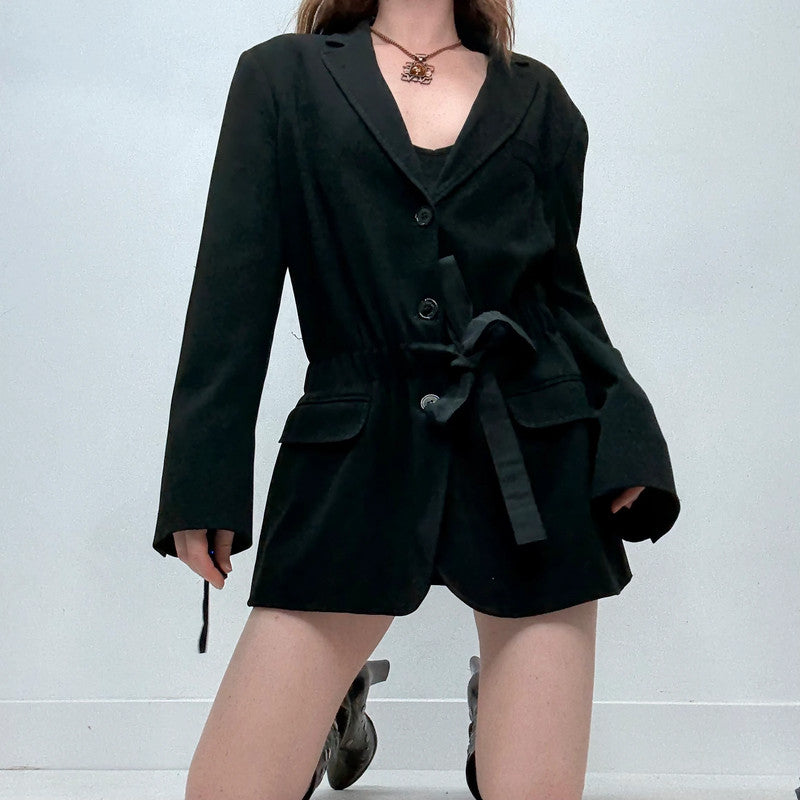 black moschino blazer dress