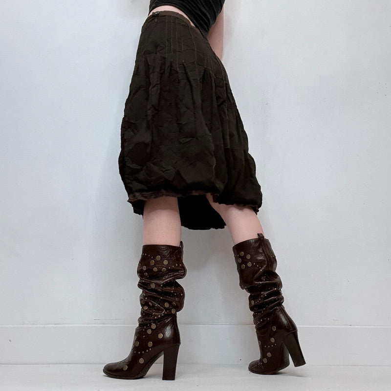 Cop Copine structured puff skirt